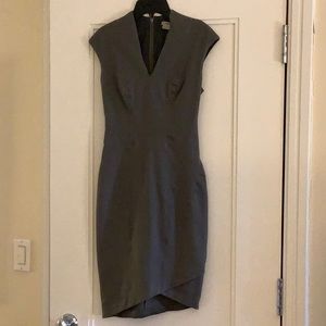 Helmut Lang cocoon dress, gray